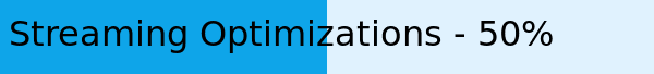Streaming Optimizations